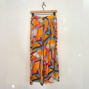 Gorgeous multicolor Zara culotte pants, size S